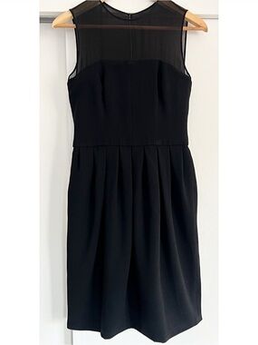 Vintage 1990s Moschino Cheap & Chic LBD Black Silk Sheer Mini Dress IT 40 XS